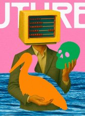 Illustration of a person with an abacus as a head