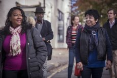 Group of people of an older age walking together