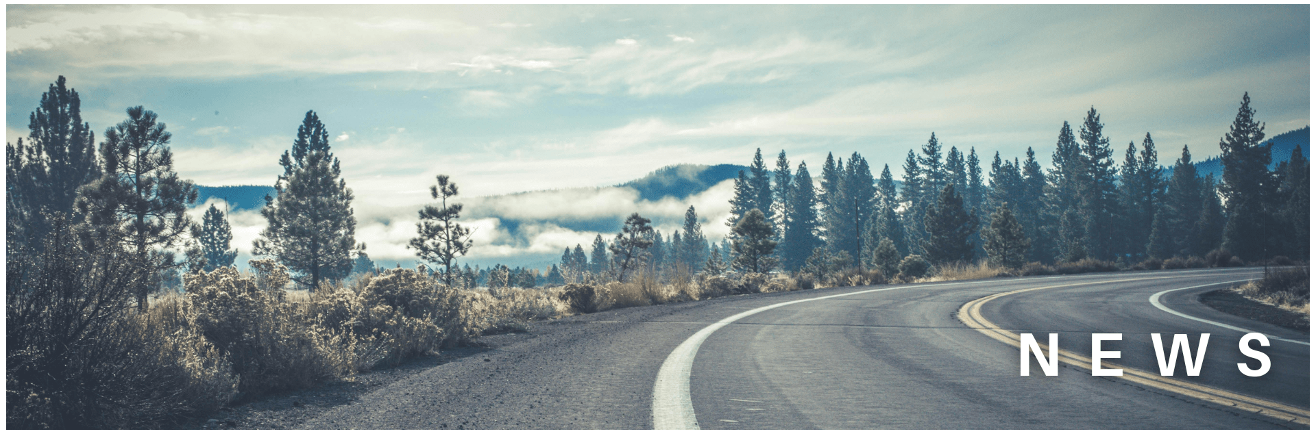 road in a mountanous area
